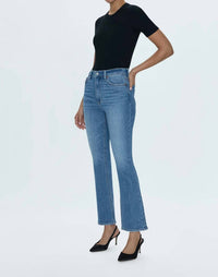 PISTOLA Krista High Rise Slim Bootcut Jeans in vibrant - women's jeans