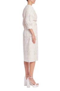 Badgley Mischka - Women's Wrap Midi Dress