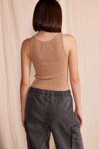 People Of Leisure - Sage Rib Tank Top