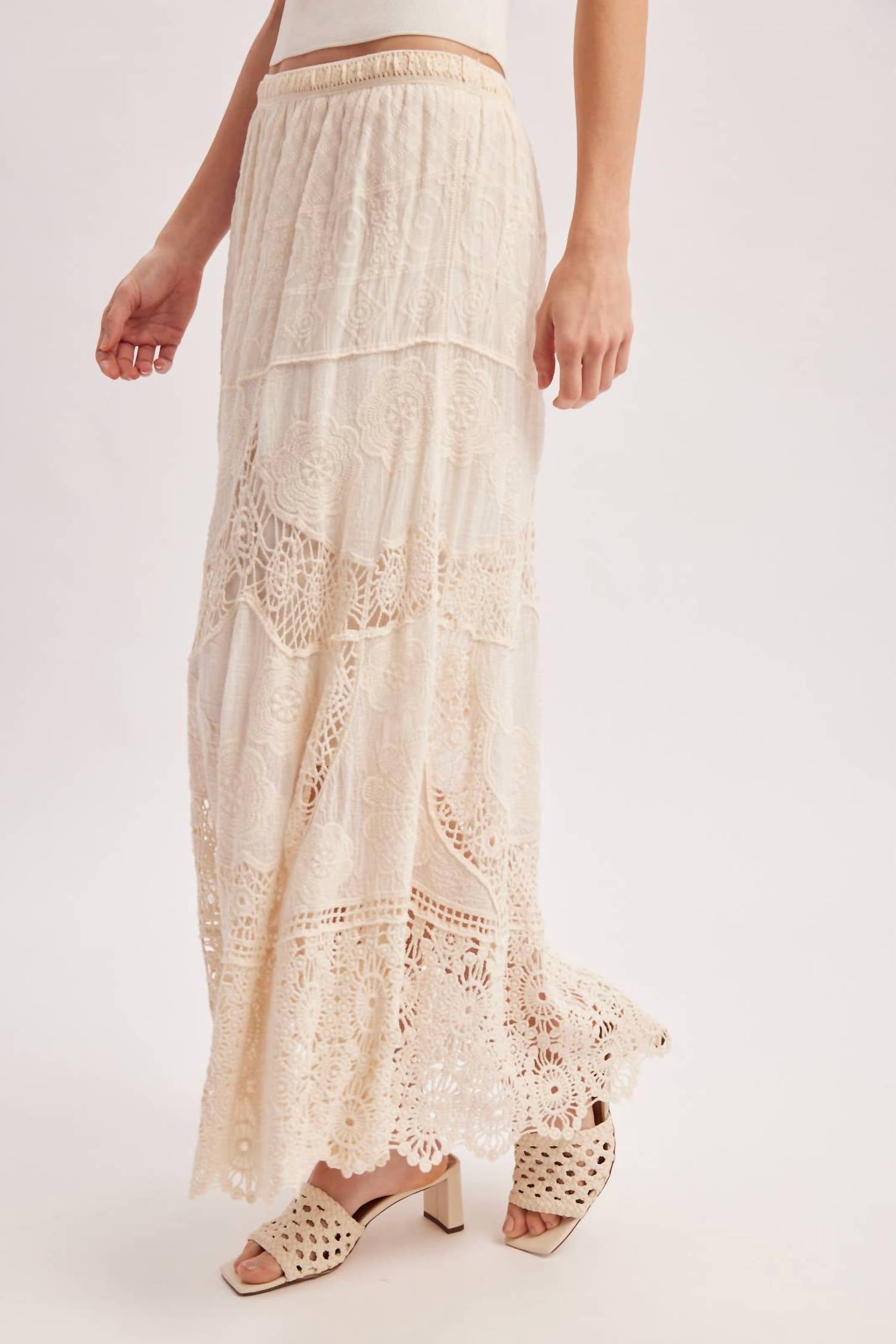 Bluivy - Elsa Lace Maxi Skirt