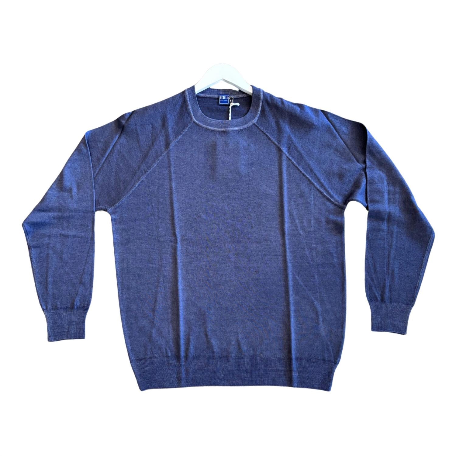 Fedeli - Men's Tiger Merino Crew Neck Sweater
