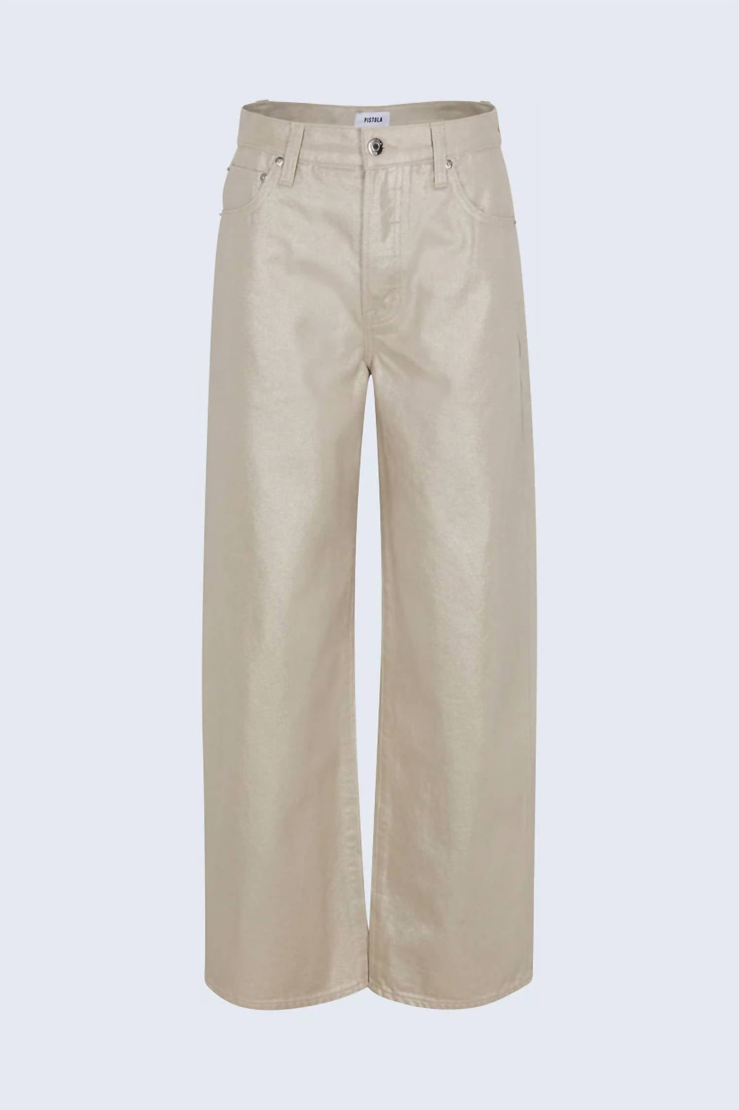 Pistola - Tate High-rise Bowed Wide-leg Jeans