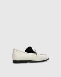 Black Suede Studio - Women's Arrow Leather Loafer