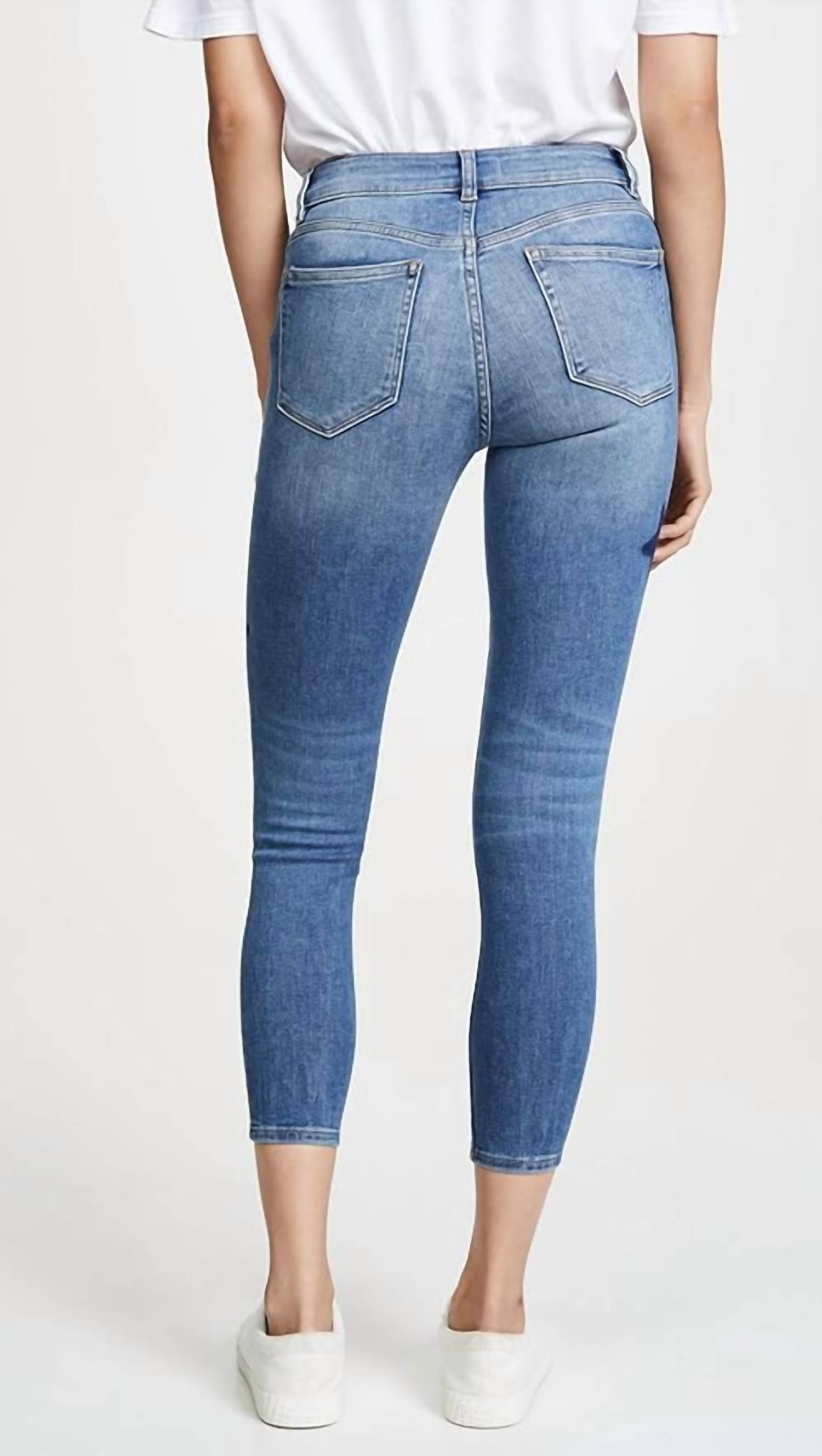 Dl1961 - Women'S - Florence Crop Mid Rise Instasculpt Skinny Jeans