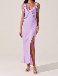 Astr - Sorbae Ruffle Maxi Dress