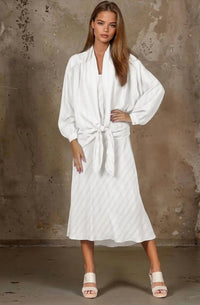 Maven West - Tie-front Shawl Jacket