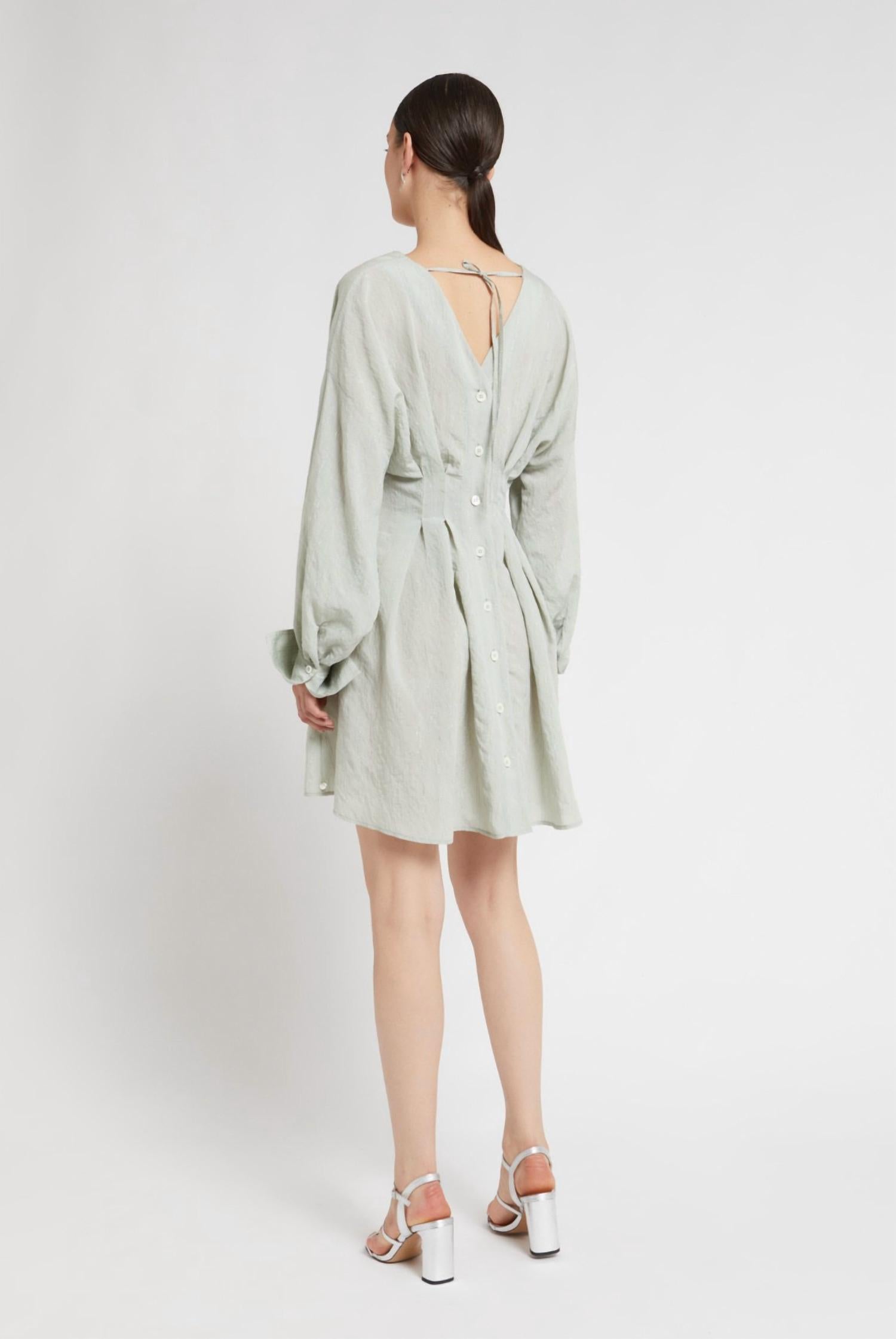 Ottod'Ame - Viscose Short Dress With Buttons