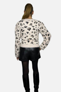 Pho Firenze - Knit Cardigan With Diamond Appliqué
