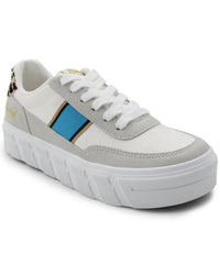 BLOWFISH Women's Speedy Shoe in light gray faux - women's sneaker