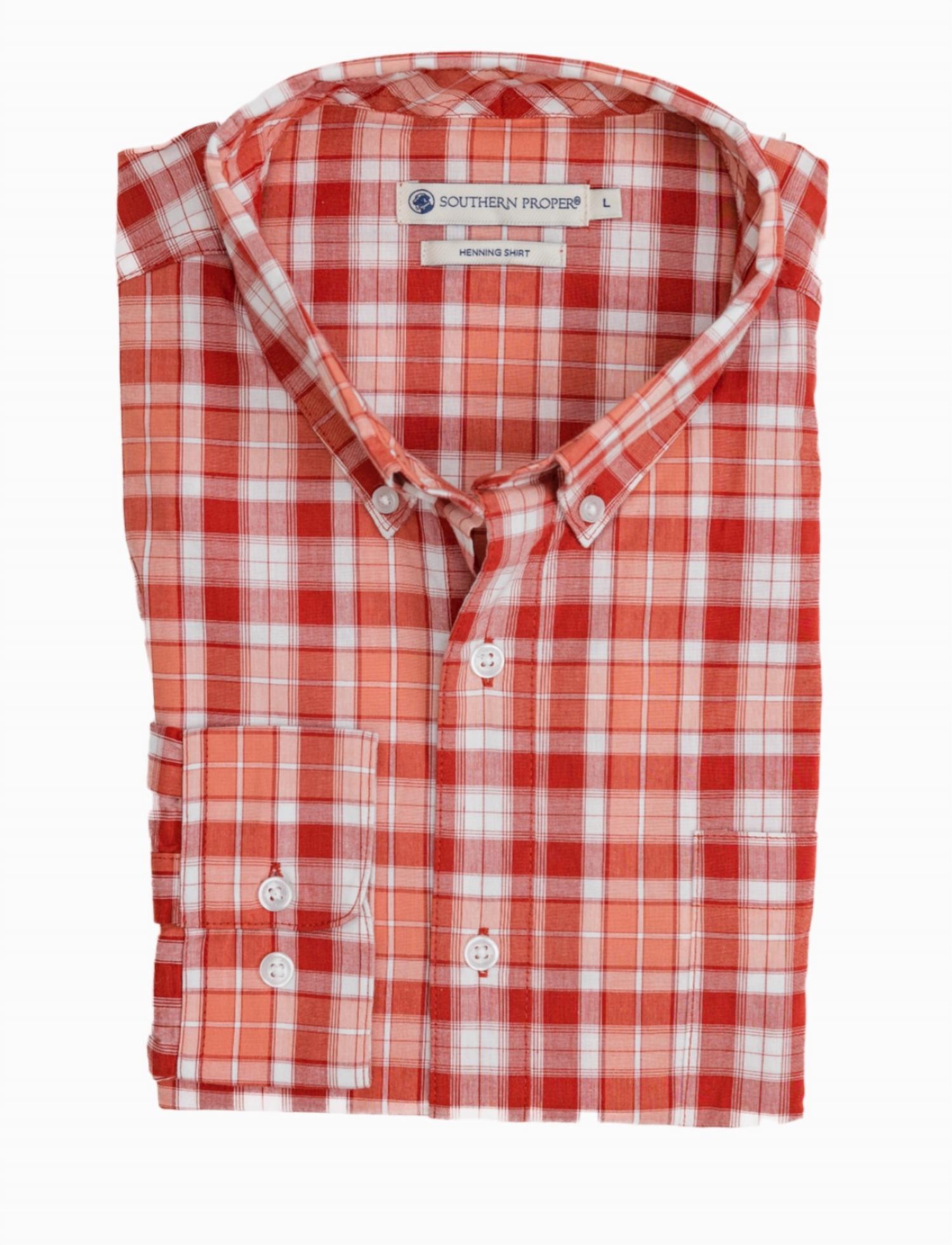 Southern Proper - Men's Henning Long Sleeve Button Up Shirt