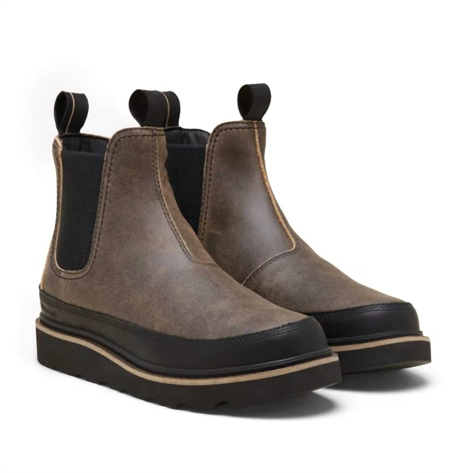SOREL Men's Slabtown 62 Waterproof Chelsea Boots in canoe - men's boots - alternate view