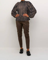 Kaffe - Kajemma Puff Sleeve Print Blouse