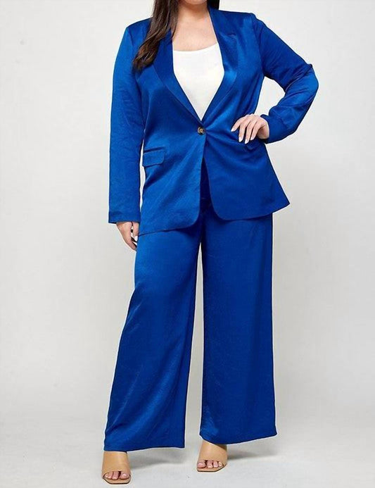 Ellison - Power Play Wide Leg Plus Pant