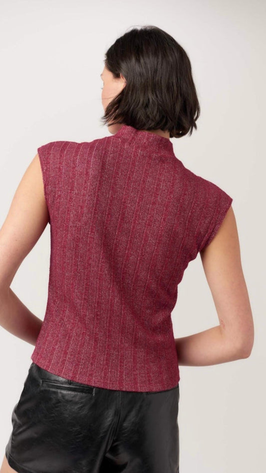 Project Social T - Could Be Us Mock Neck Sweater Rib Tee