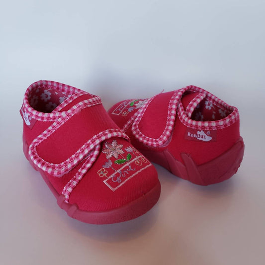 Renbut Shoes - Girl's Velcro Strap Walking Shoe