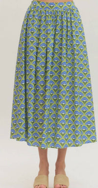 Entro - Citrine Floral Maxi Skirt