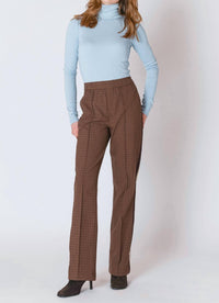 Dex Exposed Seam Turtleneck Top in ice blue - women's sweater