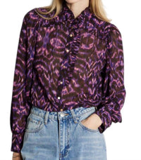 Suncoo - Lyric Long Sleeve Blouse