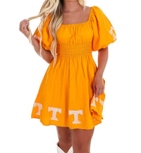 Stewart Simmons - University Of Tennessee Puff Sleeve Mini Dress