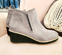 Corkys Footwear Women's Tomb Wedge in grey - women's shoe