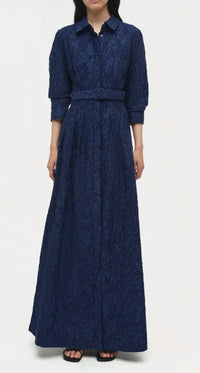 Simkhai - Courtney Long Sleeve Belted Gown