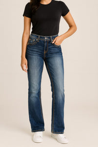 Grace In La - Mid-rise Bootcut Jean