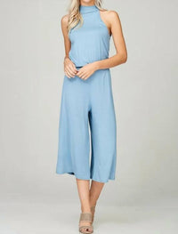 Emerald Collection - Halter Style Midi Jumpsuit