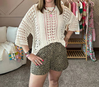 So Me - Mid Rise Twill Shorts