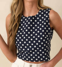 Prosperina - Erica Polka Dot Top