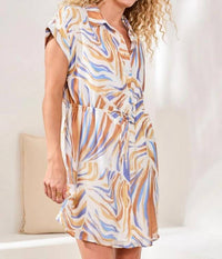 Tribal - Shirt Mini Dress
