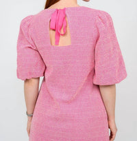 Ivy Jane - Geometric Eyelet Bow Back Dress