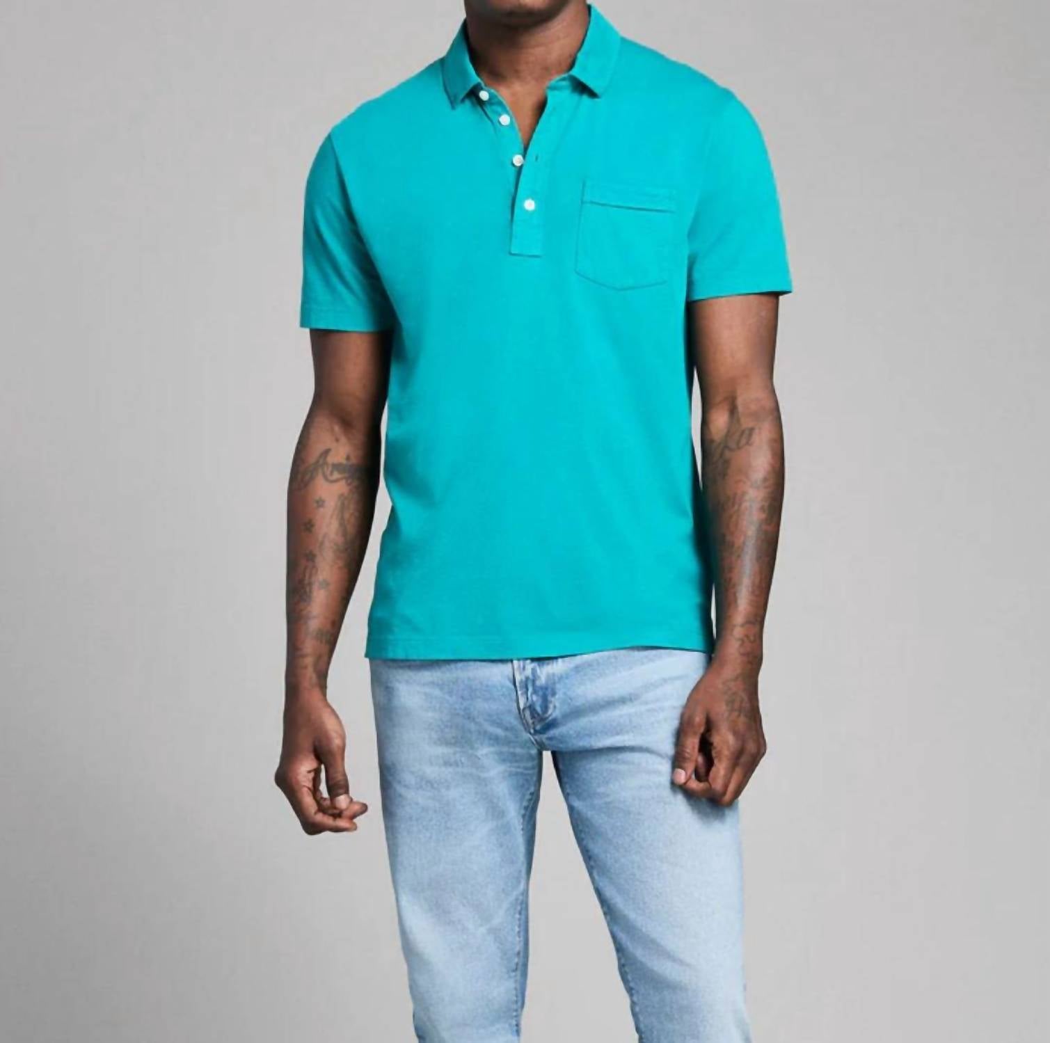 Billy Reid - Pensacola Short Sleeve Polo