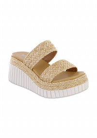 Mia Shoes - Women's Platform Slip On Sandals