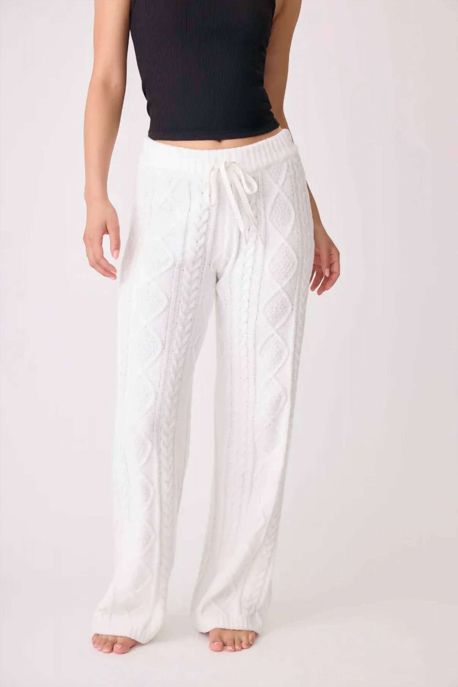 Pj Salvage - Chenille Cable Lounge Pant