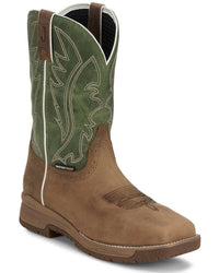 Justin - Men's Nano Composite Toe Oil And Slip Resist Boot - Wide