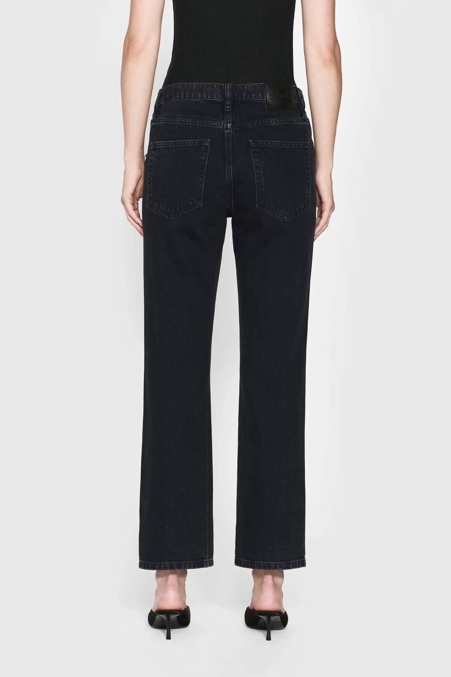 Frame - Atelier Beaded Straight Jeans