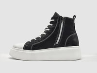 Kcr Group - Women's Tall Insulated Zip-up Leather Sneakers