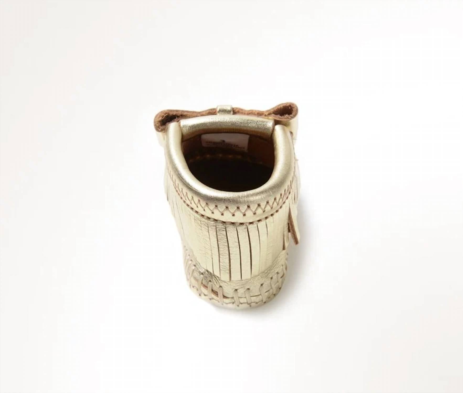 Minnetonka - Girl's Rosie Metallic Leather Bootie
