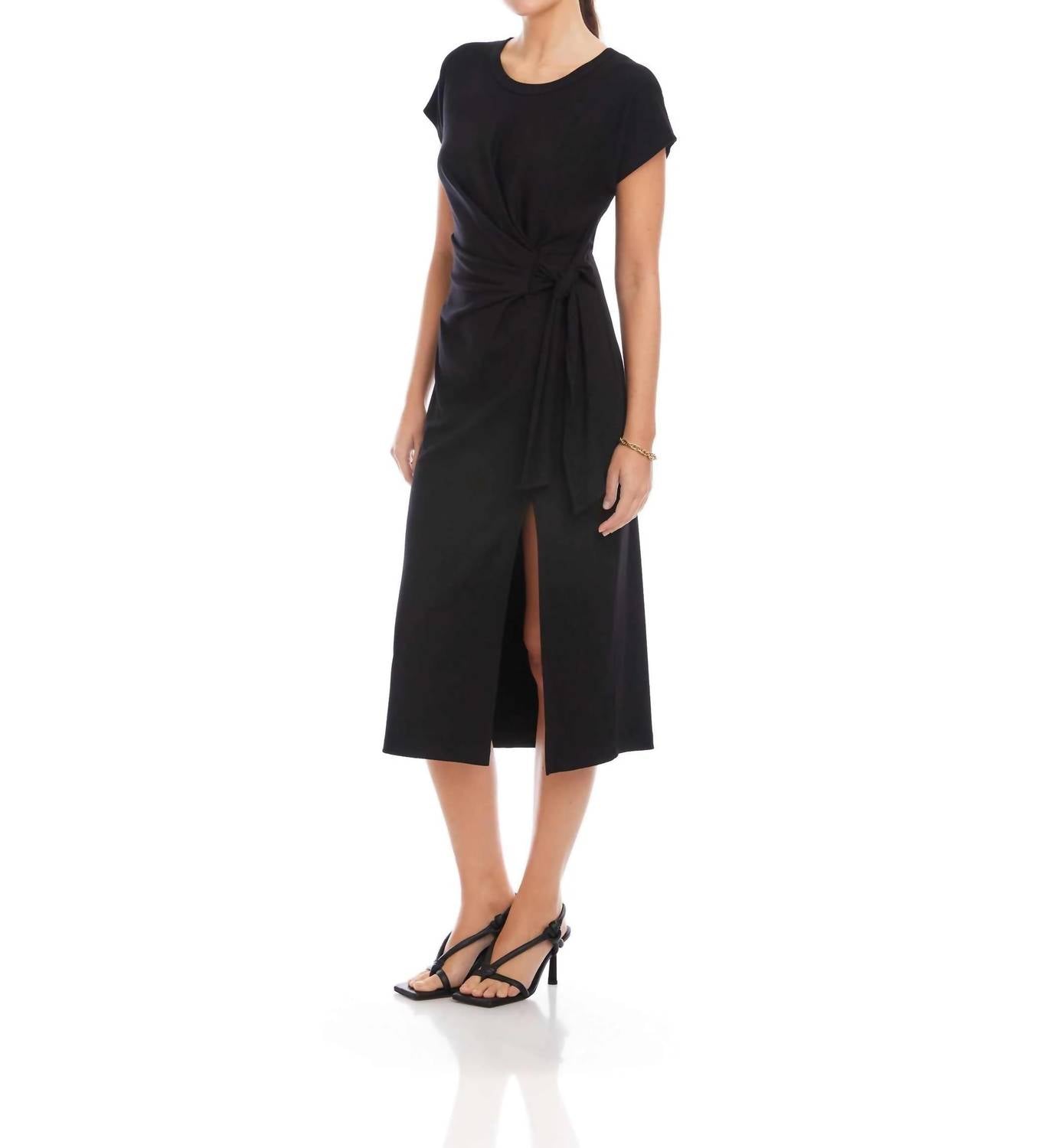 Fifteen Twenty - Marissa Side-Knot Midi Dress