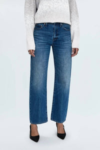 Pistola - Lexi Mid-rise Bowd Straight Leg Jean