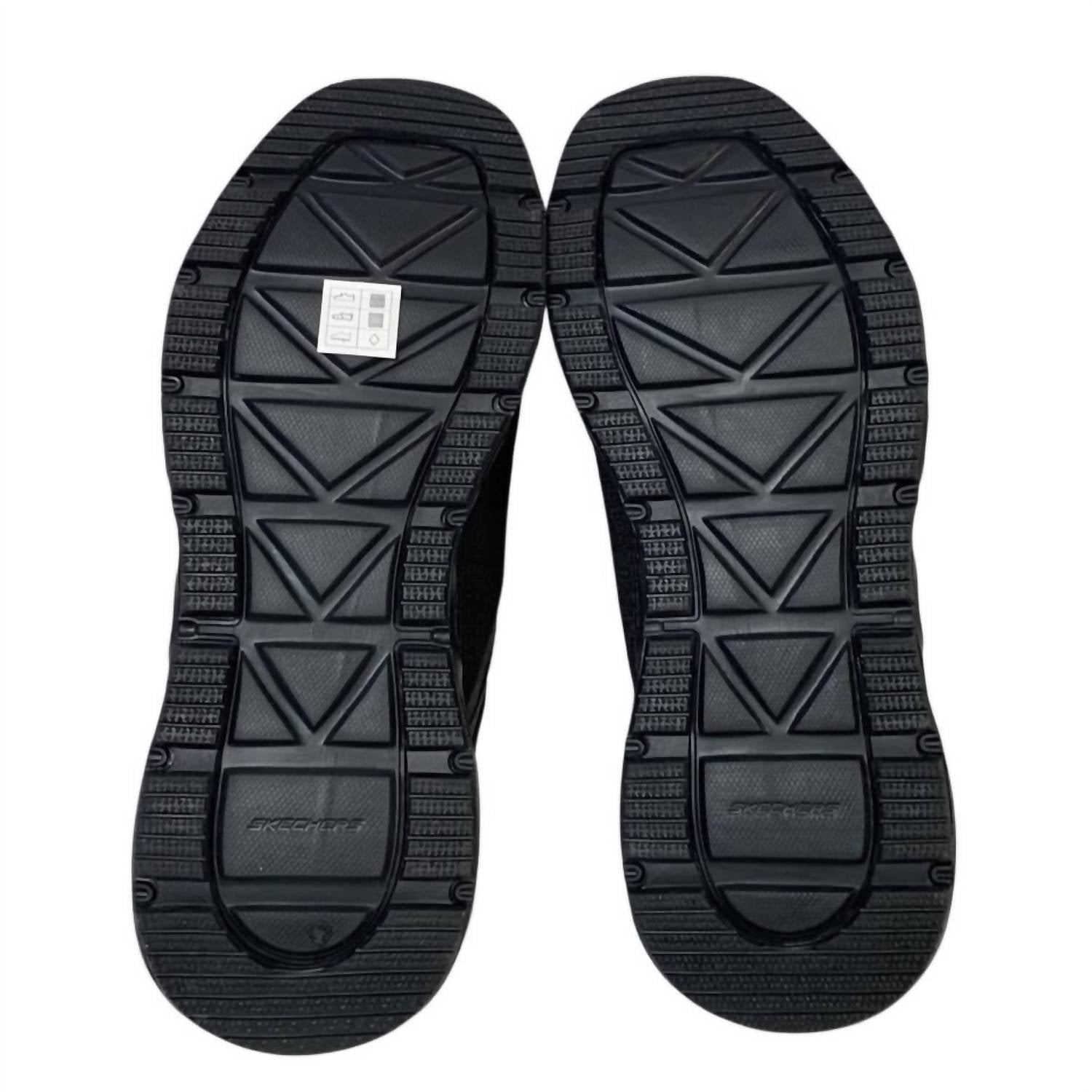 Skechers Men's Mesh Hands Free Swift Fit Athletic Shoes in black - men's shoe - alternate view