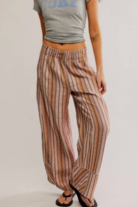 Free People - Days End Linen Stripe Pant