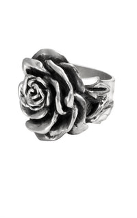 King Baby Studio Women's Rose Ring in silver - women's jewelry