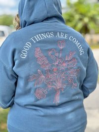 Simply Southern - Good Things Embroidered Hoodie