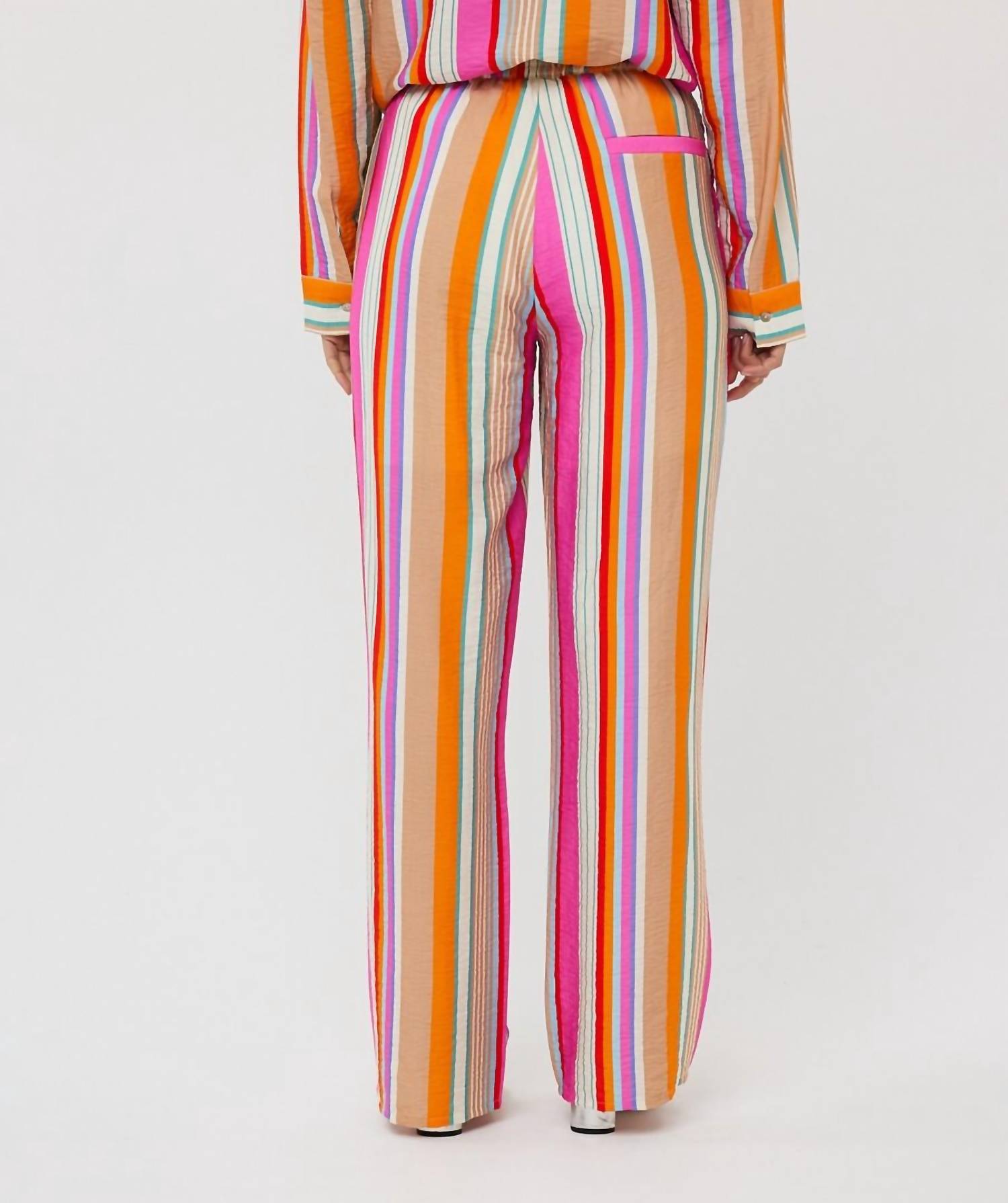 Esqualo - Striped Wide Trousers