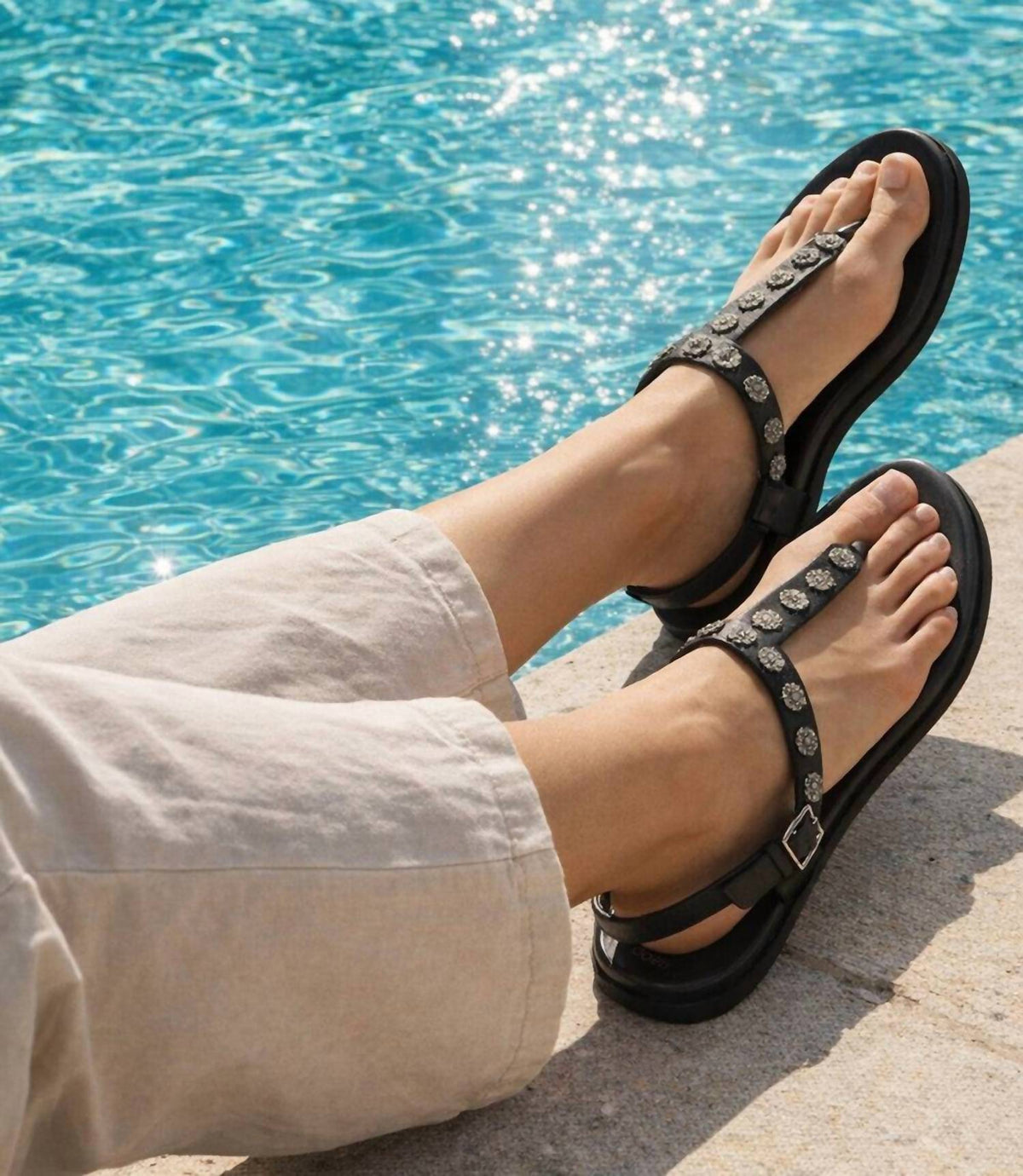 Seychelles - Women's Sunday Funday T-strap Studded Sandals