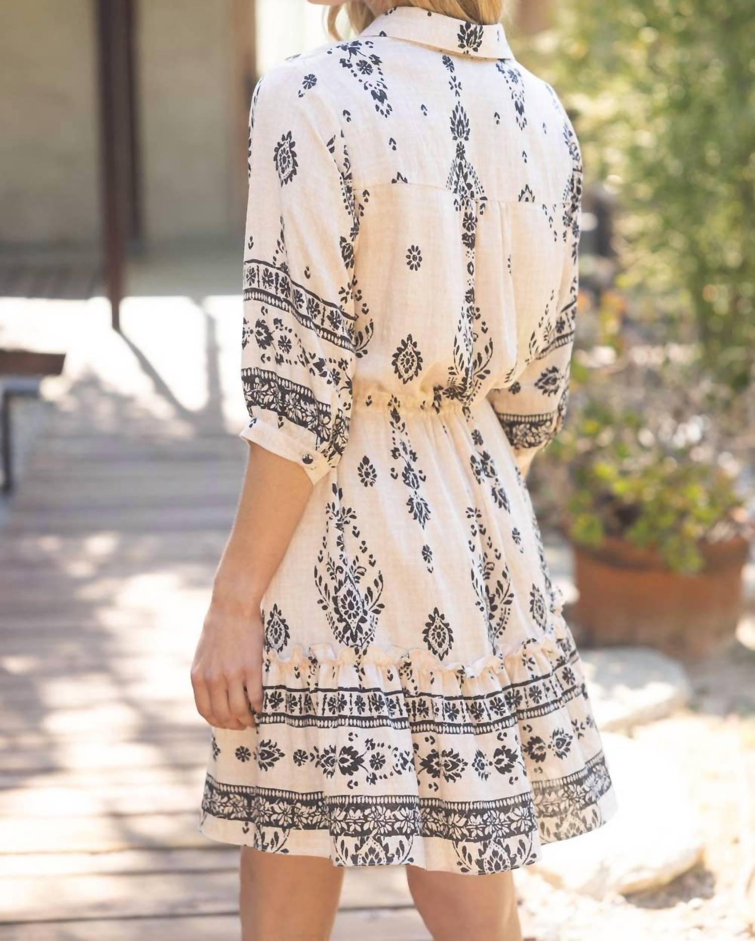 Voy - Desert Bloom Shirt Dress