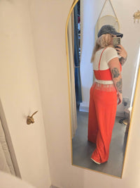 Blue B - Rhinestone Fringe Cut Out Side Open Back Jumpsuit