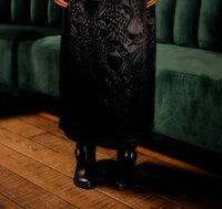 Farm Rio - Women's Midnight Leopards Maxi Skirt