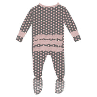 Kickee - Kids' Ruffle Footie with Snaps
